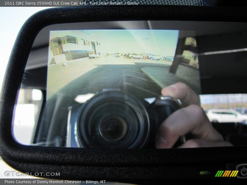 Pure Silver Metallic / Ebony 2011 GMC Sierra 3500HD SLE Crew Cab 4x4