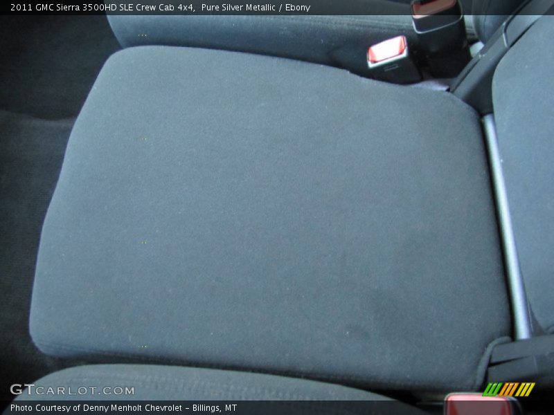 Pure Silver Metallic / Ebony 2011 GMC Sierra 3500HD SLE Crew Cab 4x4