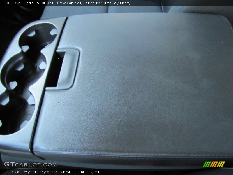 Pure Silver Metallic / Ebony 2011 GMC Sierra 3500HD SLE Crew Cab 4x4