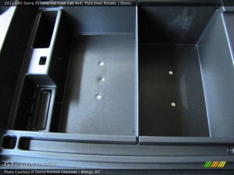 Pure Silver Metallic / Ebony 2011 GMC Sierra 3500HD SLE Crew Cab 4x4