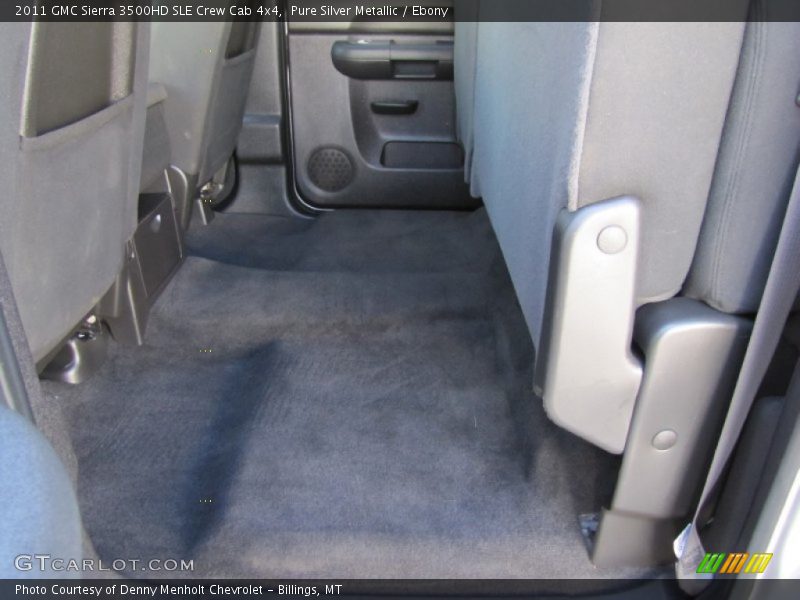 Pure Silver Metallic / Ebony 2011 GMC Sierra 3500HD SLE Crew Cab 4x4