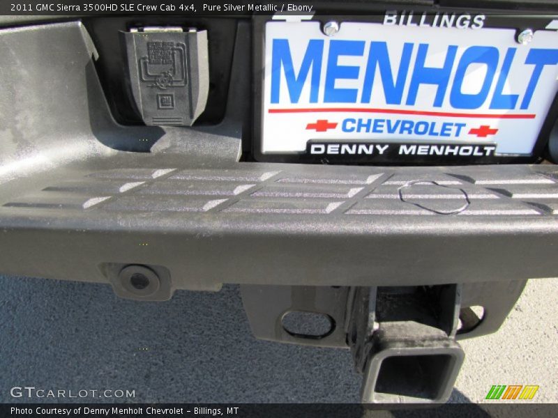 Pure Silver Metallic / Ebony 2011 GMC Sierra 3500HD SLE Crew Cab 4x4