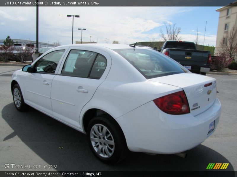 Summit White / Gray 2010 Chevrolet Cobalt LT Sedan