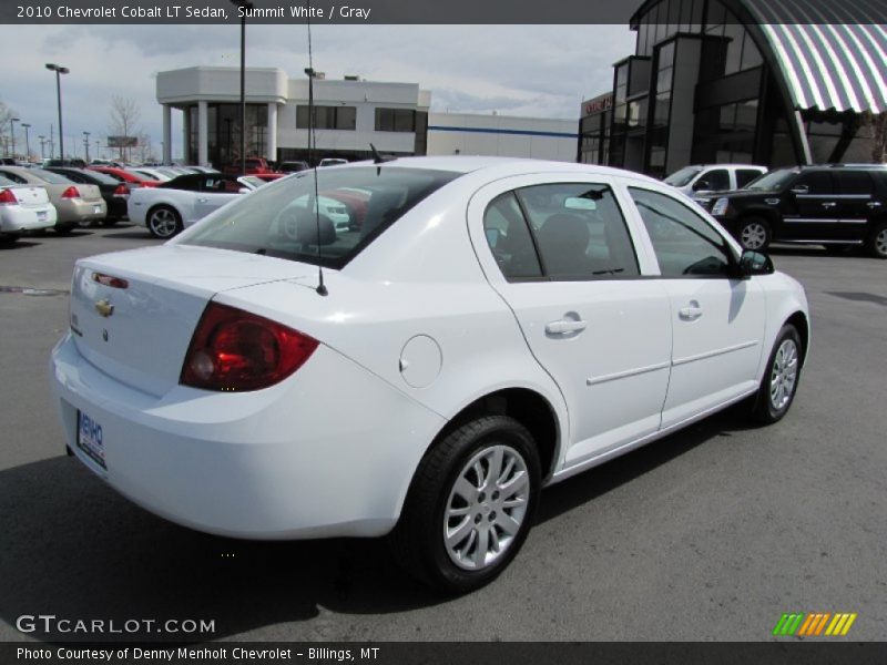 Summit White / Gray 2010 Chevrolet Cobalt LT Sedan