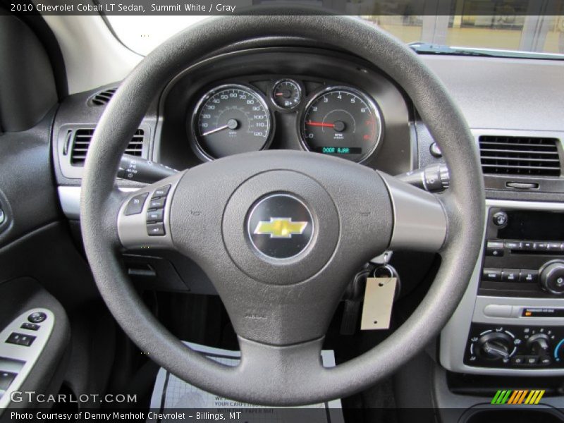 Summit White / Gray 2010 Chevrolet Cobalt LT Sedan