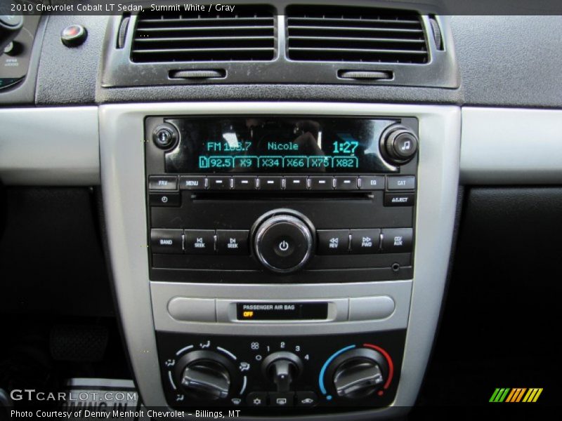 Summit White / Gray 2010 Chevrolet Cobalt LT Sedan