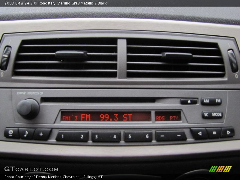 Sterling Grey Metallic / Black 2003 BMW Z4 3.0i Roadster