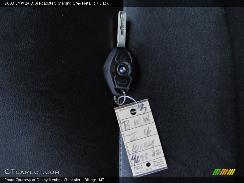 Sterling Grey Metallic / Black 2003 BMW Z4 3.0i Roadster