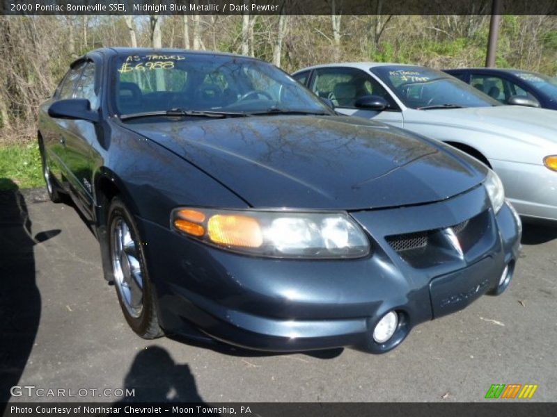 Midnight Blue Metallic / Dark Pewter 2000 Pontiac Bonneville SSEi