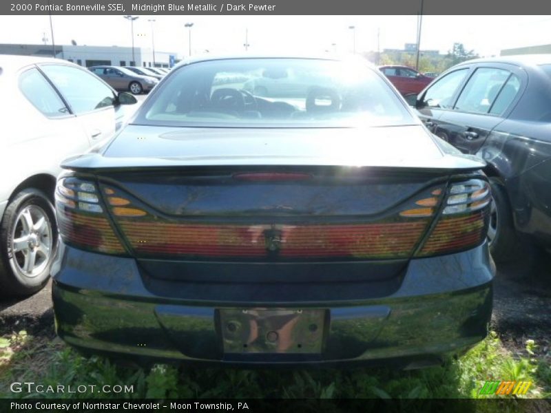 Midnight Blue Metallic / Dark Pewter 2000 Pontiac Bonneville SSEi