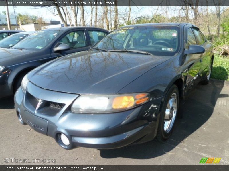 Midnight Blue Metallic / Dark Pewter 2000 Pontiac Bonneville SSEi