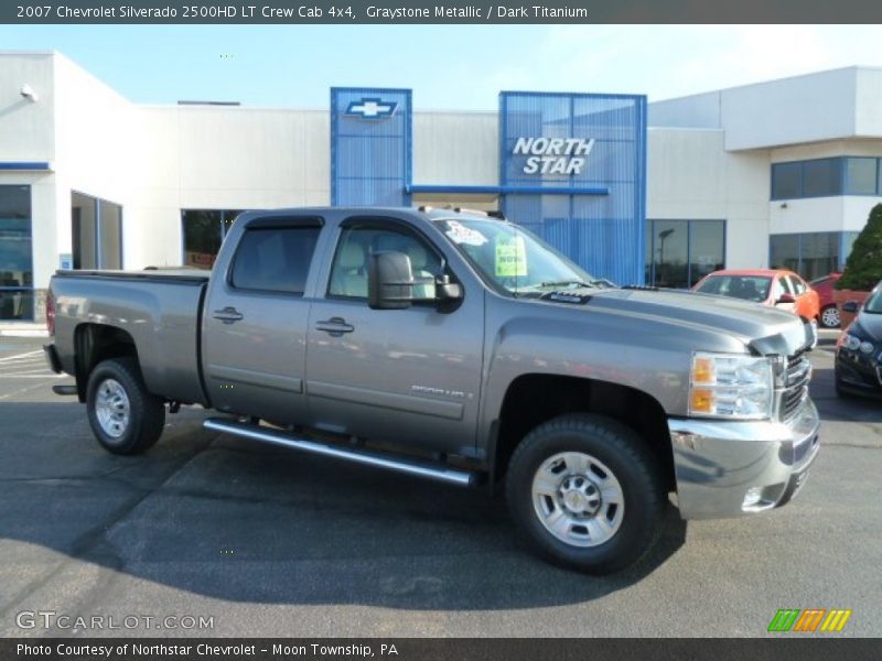 Graystone Metallic / Dark Titanium 2007 Chevrolet Silverado 2500HD LT Crew Cab 4x4
