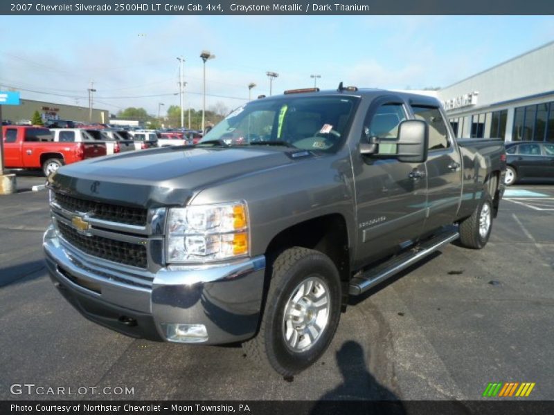 Graystone Metallic / Dark Titanium 2007 Chevrolet Silverado 2500HD LT Crew Cab 4x4
