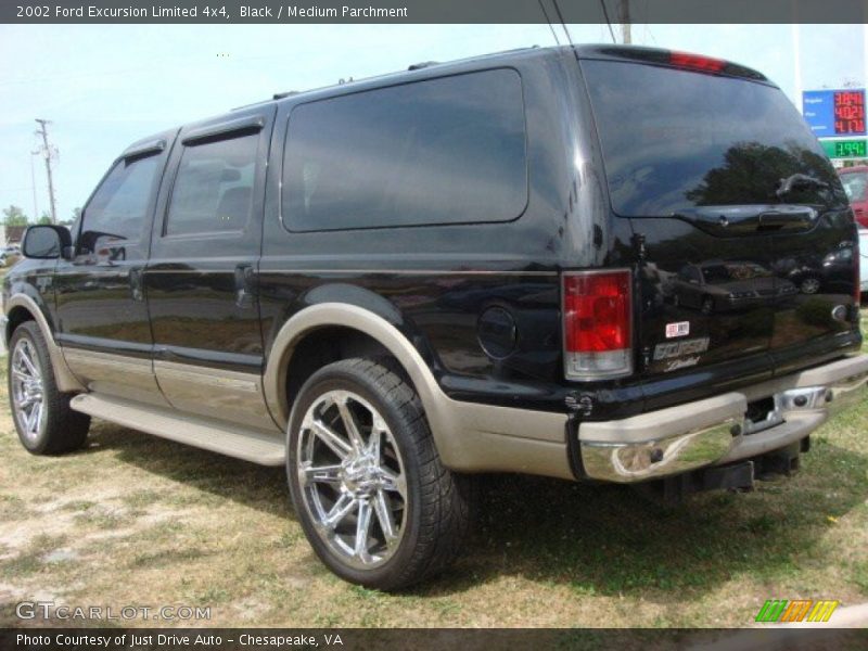 Black / Medium Parchment 2002 Ford Excursion Limited 4x4