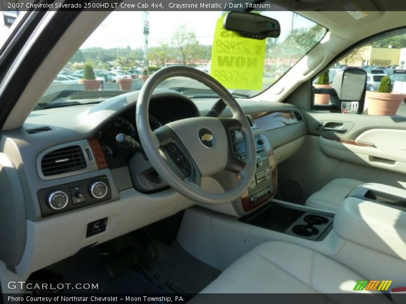 Graystone Metallic / Dark Titanium 2007 Chevrolet Silverado 2500HD LT Crew Cab 4x4