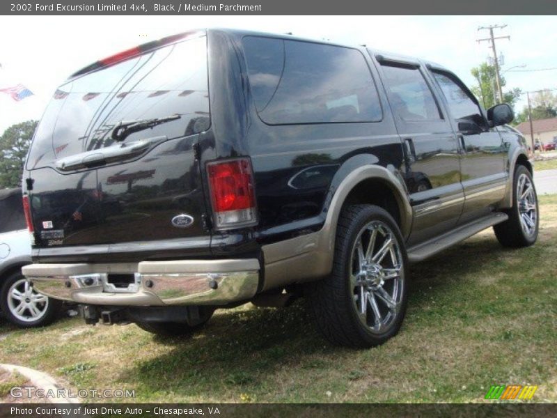Black / Medium Parchment 2002 Ford Excursion Limited 4x4