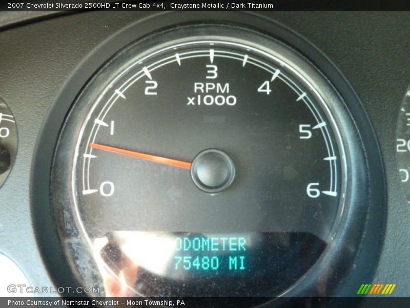 Graystone Metallic / Dark Titanium 2007 Chevrolet Silverado 2500HD LT Crew Cab 4x4