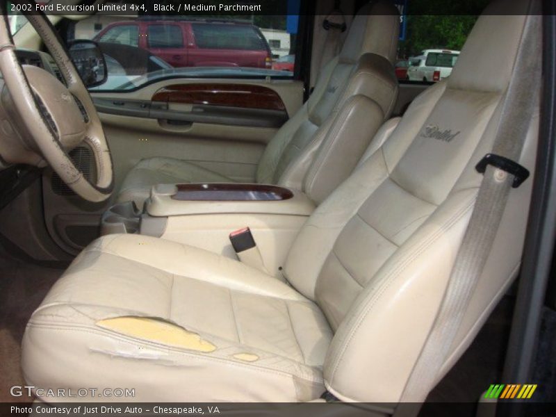 Black / Medium Parchment 2002 Ford Excursion Limited 4x4