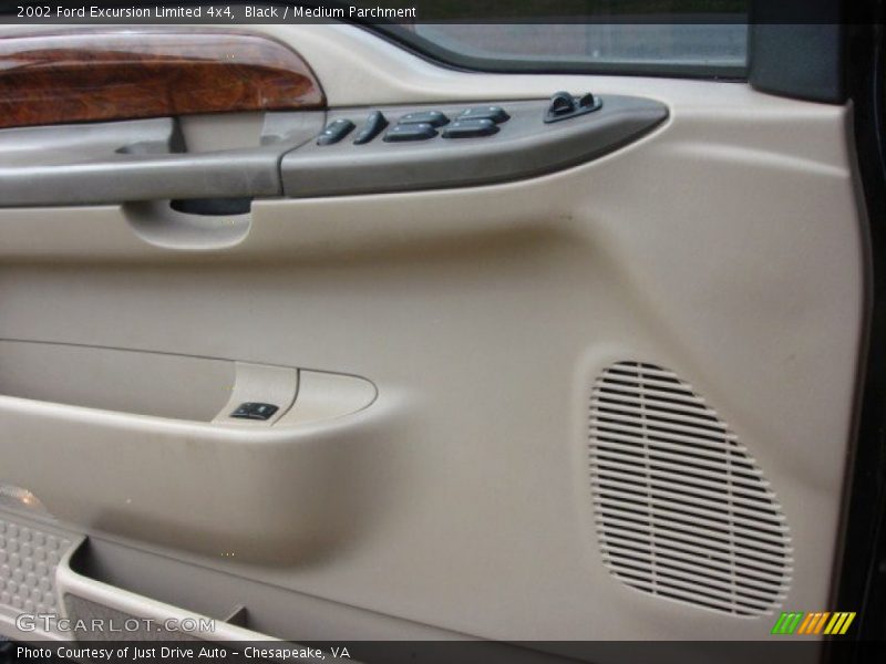 Black / Medium Parchment 2002 Ford Excursion Limited 4x4
