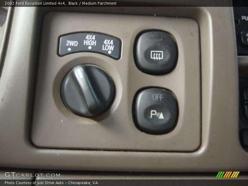 Black / Medium Parchment 2002 Ford Excursion Limited 4x4