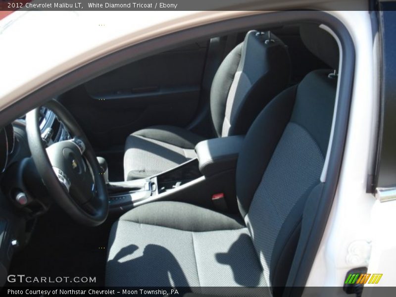 White Diamond Tricoat / Ebony 2012 Chevrolet Malibu LT