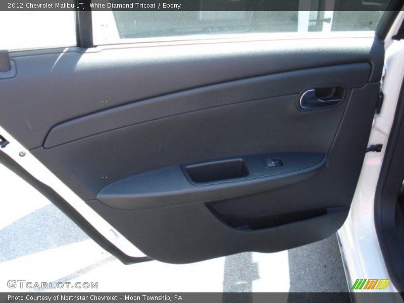 White Diamond Tricoat / Ebony 2012 Chevrolet Malibu LT