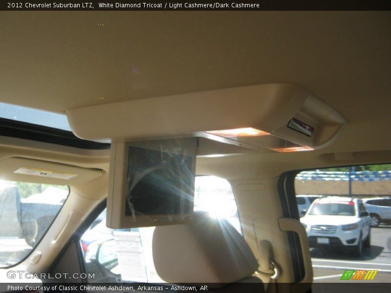White Diamond Tricoat / Light Cashmere/Dark Cashmere 2012 Chevrolet Suburban LTZ