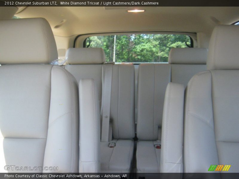 White Diamond Tricoat / Light Cashmere/Dark Cashmere 2012 Chevrolet Suburban LTZ