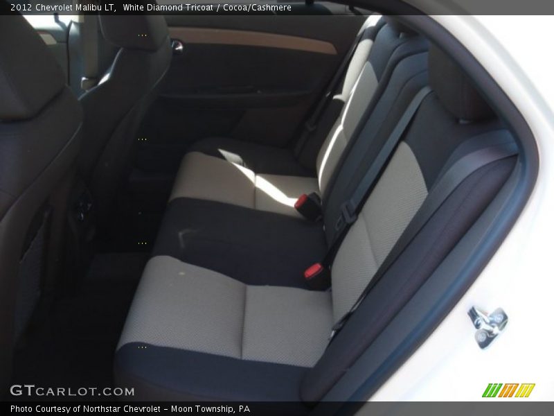 White Diamond Tricoat / Cocoa/Cashmere 2012 Chevrolet Malibu LT