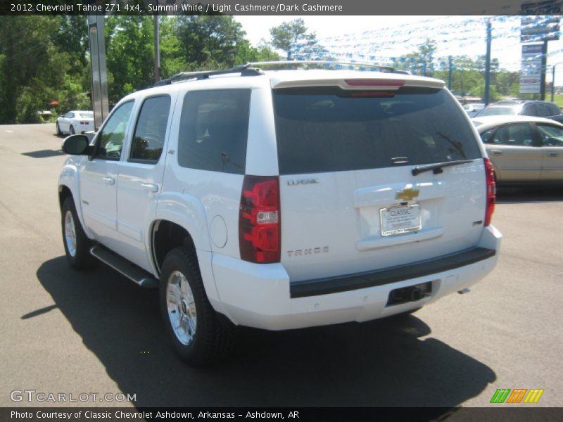 Summit White / Light Cashmere/Dark Cashmere 2012 Chevrolet Tahoe Z71 4x4