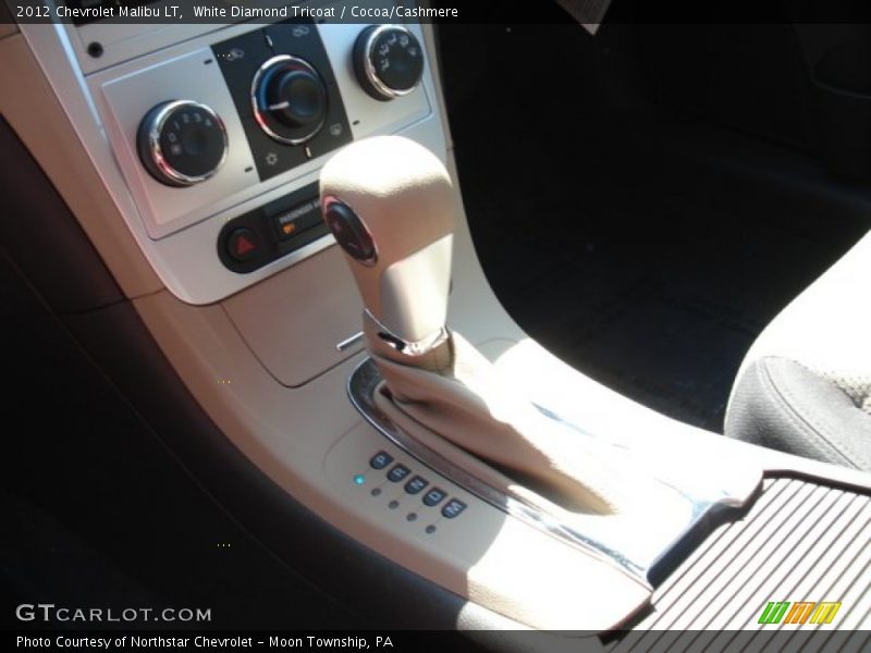 White Diamond Tricoat / Cocoa/Cashmere 2012 Chevrolet Malibu LT