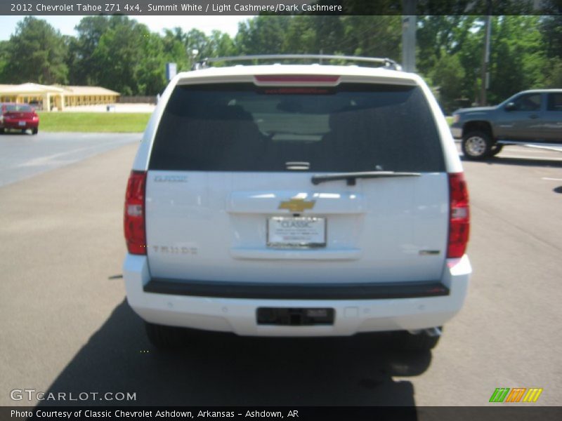 Summit White / Light Cashmere/Dark Cashmere 2012 Chevrolet Tahoe Z71 4x4