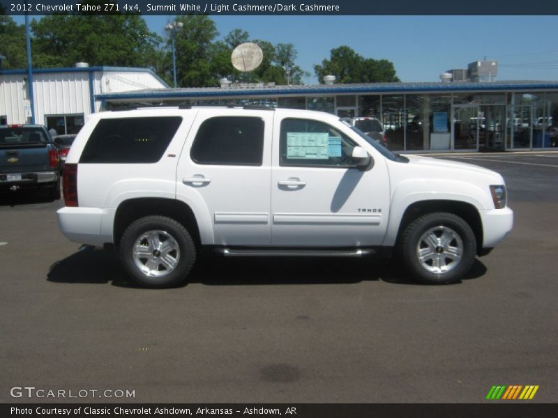 Summit White / Light Cashmere/Dark Cashmere 2012 Chevrolet Tahoe Z71 4x4