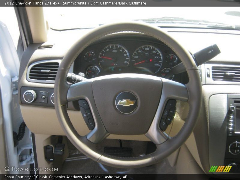 Summit White / Light Cashmere/Dark Cashmere 2012 Chevrolet Tahoe Z71 4x4