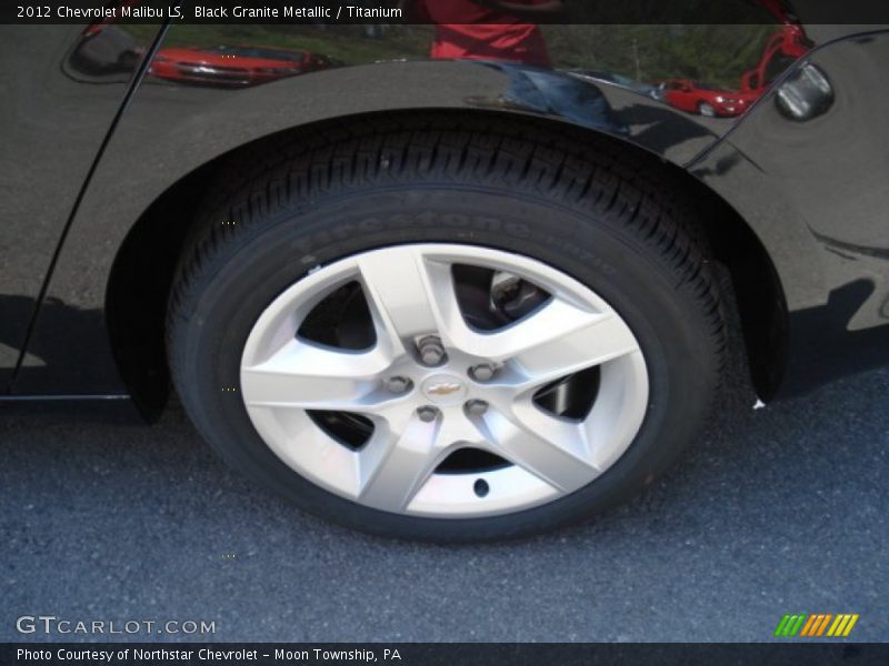 Black Granite Metallic / Titanium 2012 Chevrolet Malibu LS
