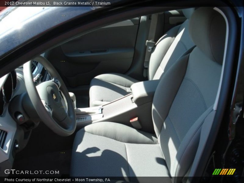 Black Granite Metallic / Titanium 2012 Chevrolet Malibu LS