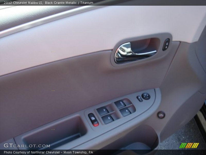 Black Granite Metallic / Titanium 2012 Chevrolet Malibu LS