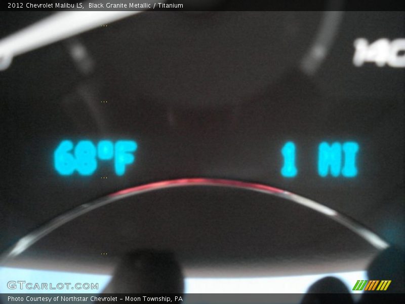 Black Granite Metallic / Titanium 2012 Chevrolet Malibu LS