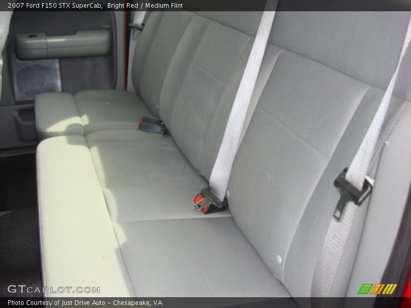 Bright Red / Medium Flint 2007 Ford F150 STX SuperCab