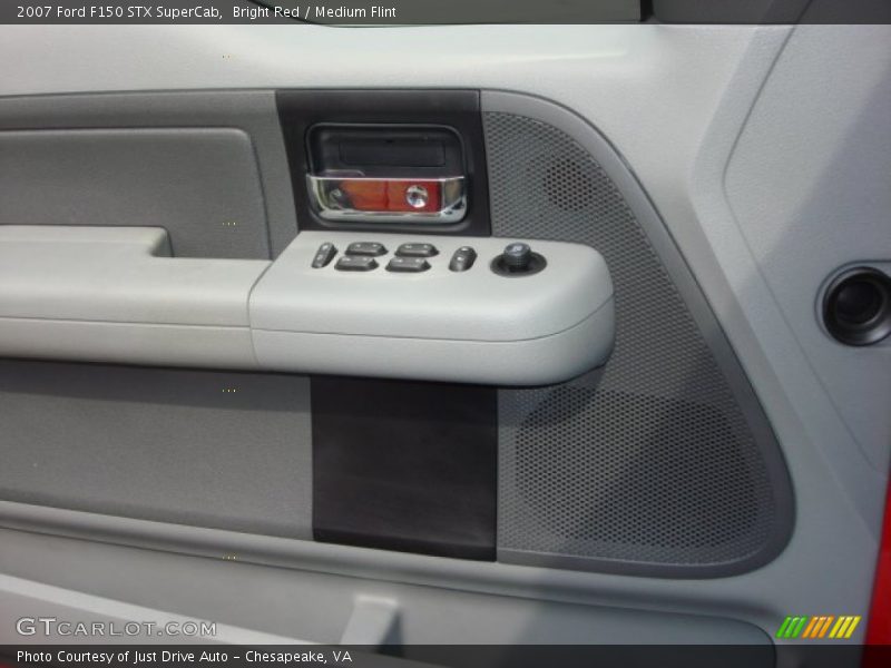 Bright Red / Medium Flint 2007 Ford F150 STX SuperCab