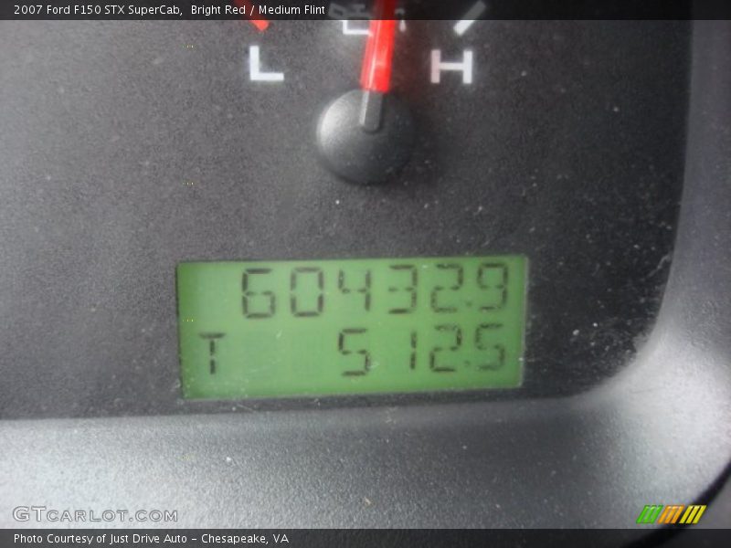 Bright Red / Medium Flint 2007 Ford F150 STX SuperCab