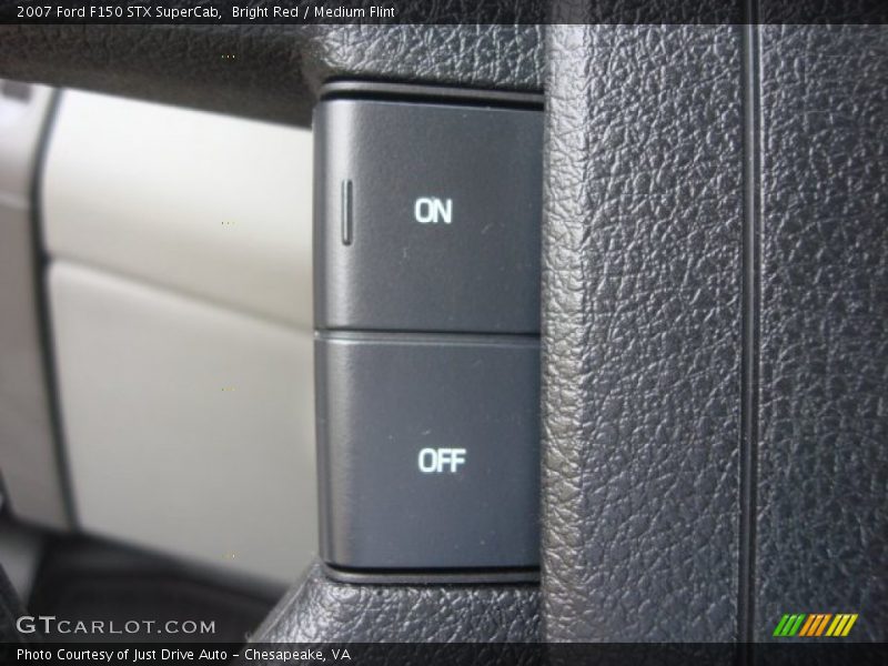 Bright Red / Medium Flint 2007 Ford F150 STX SuperCab