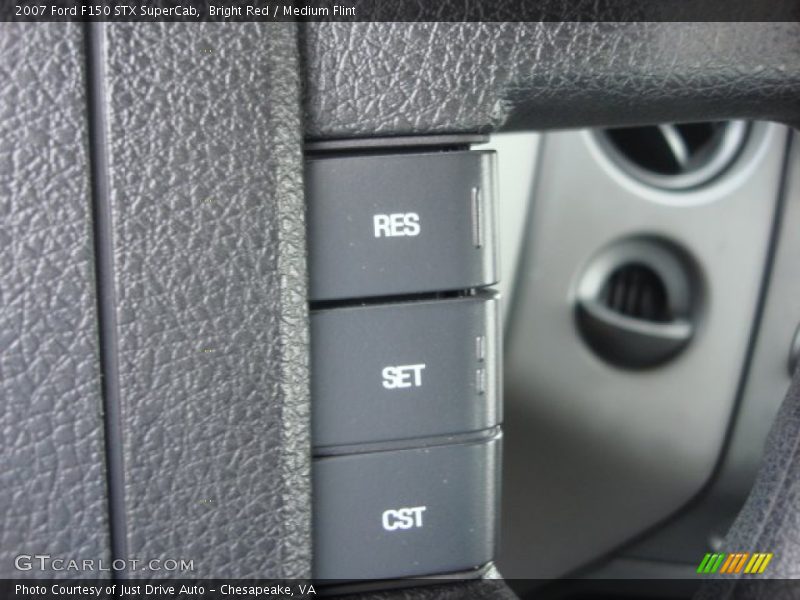 Bright Red / Medium Flint 2007 Ford F150 STX SuperCab