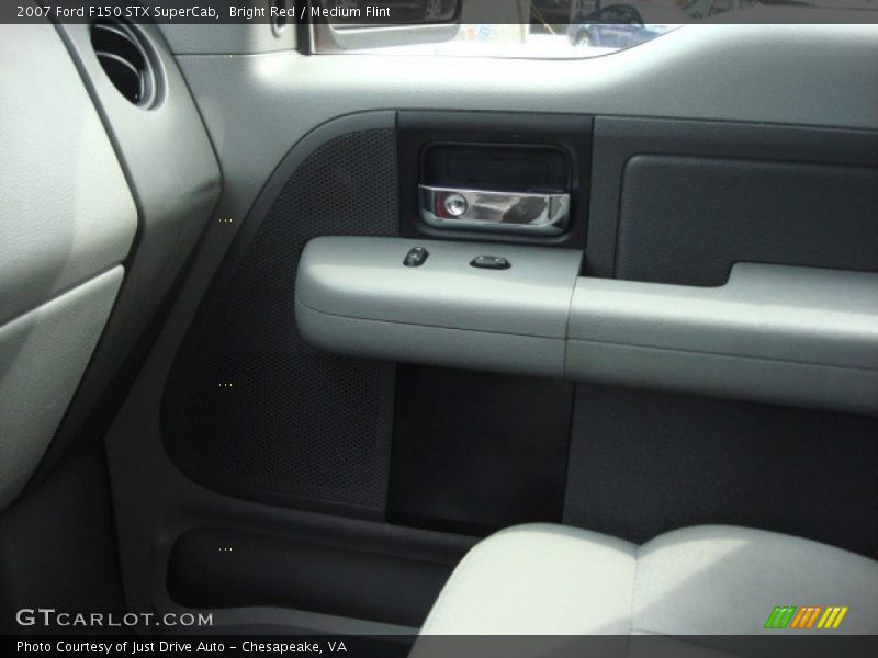 Bright Red / Medium Flint 2007 Ford F150 STX SuperCab