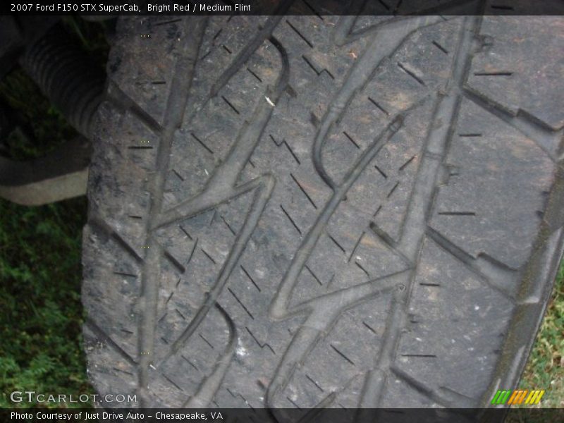 Bright Red / Medium Flint 2007 Ford F150 STX SuperCab