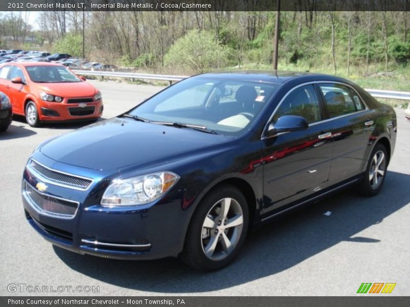 Imperial Blue Metallic / Cocoa/Cashmere 2012 Chevrolet Malibu LT