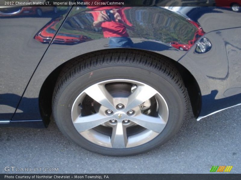 Imperial Blue Metallic / Cocoa/Cashmere 2012 Chevrolet Malibu LT