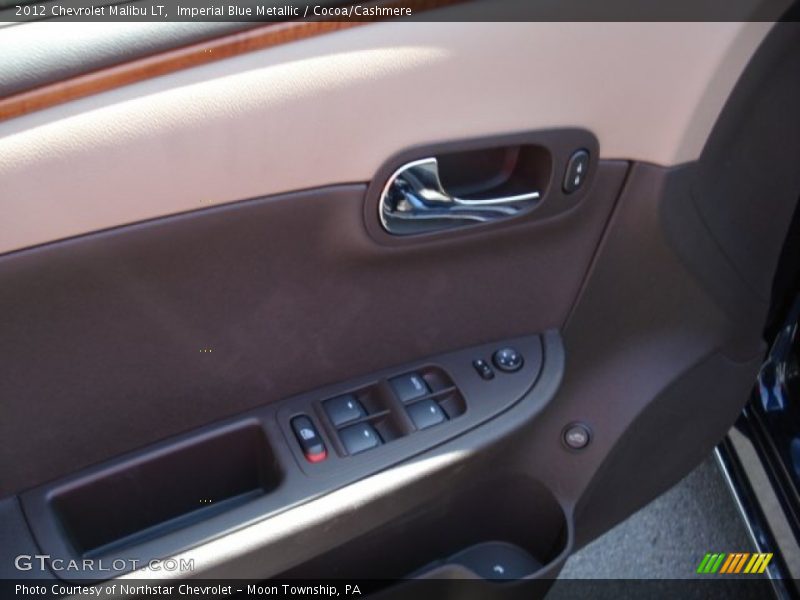 Imperial Blue Metallic / Cocoa/Cashmere 2012 Chevrolet Malibu LT