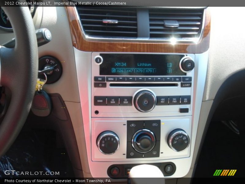Imperial Blue Metallic / Cocoa/Cashmere 2012 Chevrolet Malibu LT