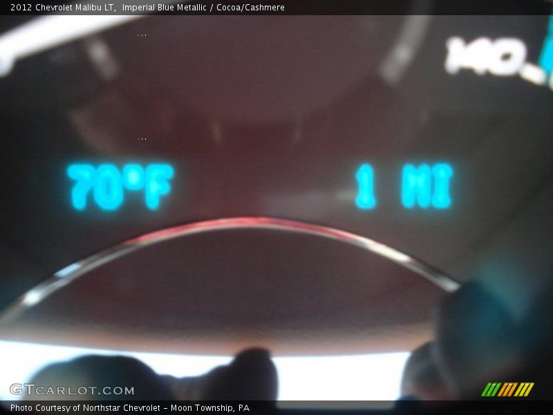 Imperial Blue Metallic / Cocoa/Cashmere 2012 Chevrolet Malibu LT